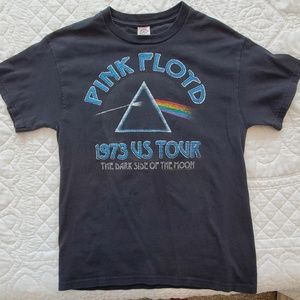 Vintage Pink Floyd 1973 Short Sleeve Tee Shirt